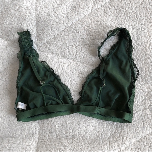 aerie hibiscus lace plunge bralette - Picture 6 of 6